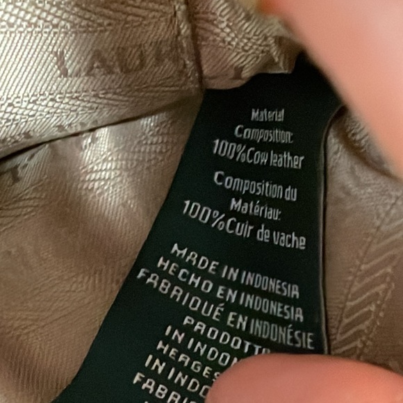 Ralph Lauren Leather Cross Body Bag - Picture 7 of 12